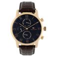 Tommy Hilfiger Quartz Multifunction Blue Dial Leather Strap Watch for Men - image number 0