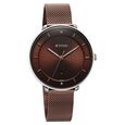 Titan Noir Brown Dial Analog Stainless Steel Strap Watch for Women - image number 0