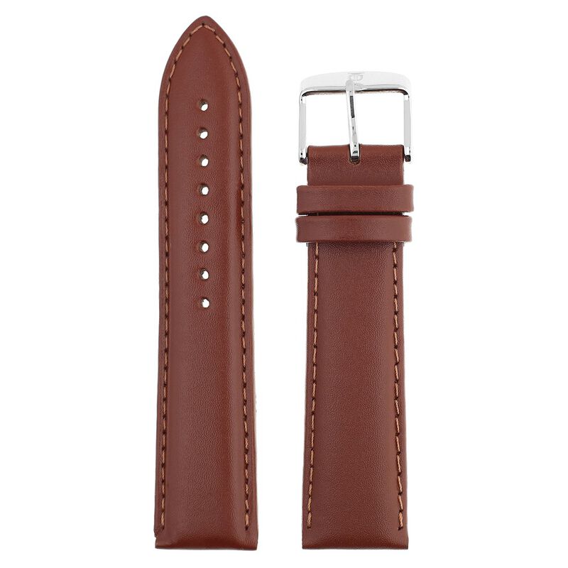 22 mm Tan Genuine Leather Straps for Men - image number 0