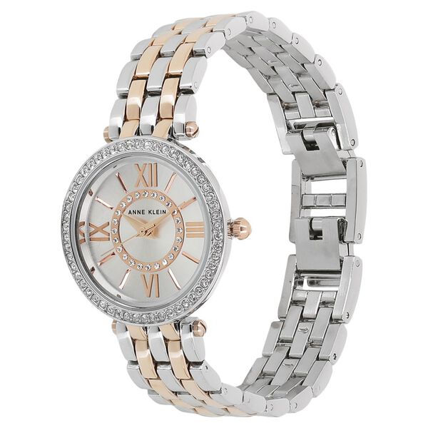 Anne Klein Quartz Analog Silver Dial Metal Strap Watch for Women - image number 1