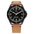 Tommy Hilfiger Quartz Analog Black Dial Leather Strap Watch for Men - image number 0