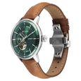 Titan Orbital Open Heart Automatic Analog with Green Dial Brown Leather Strap Watch for Men - image number 2