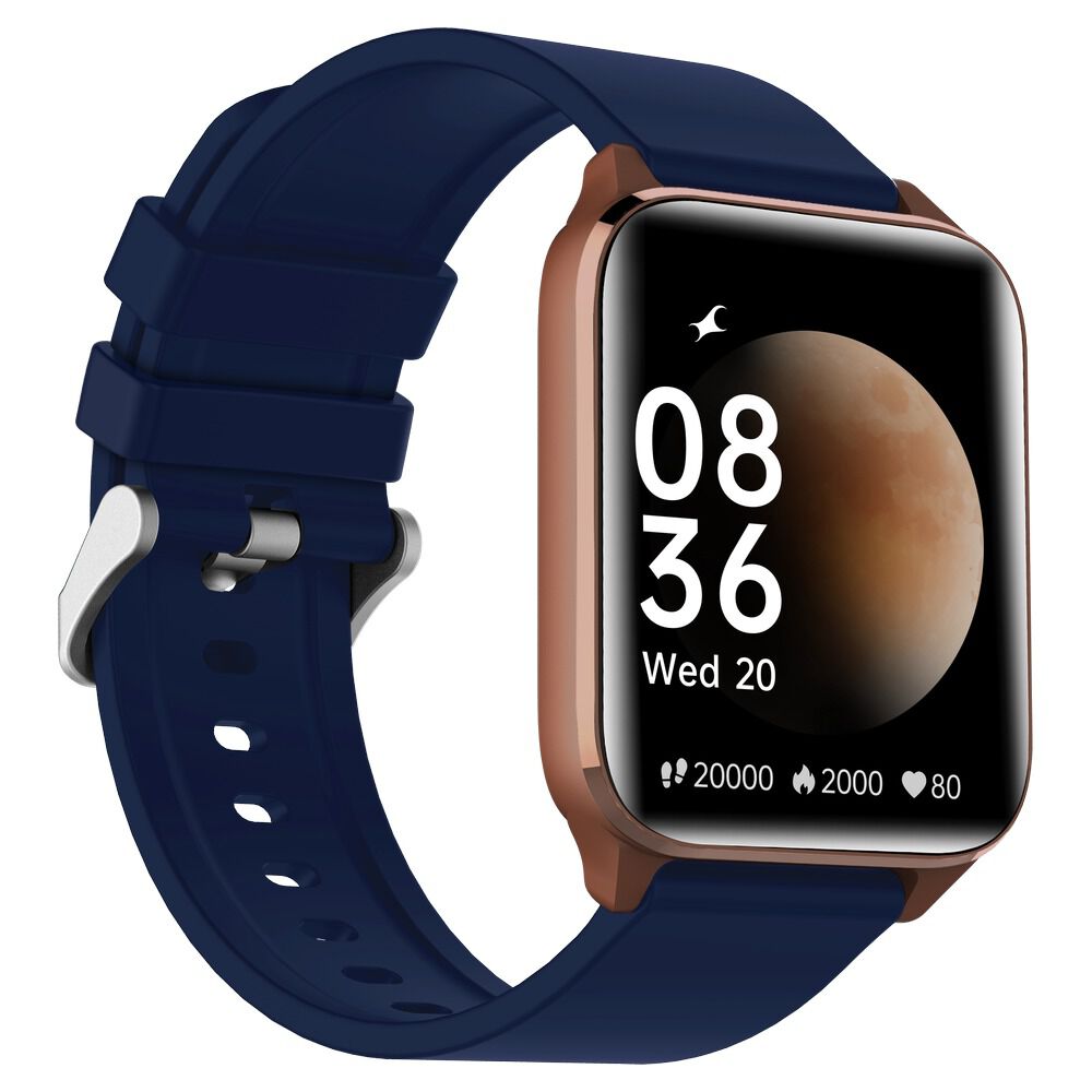 Buy Online New Fastrack Smartwatch Reflex Beat Plus with 4.27 cm UltraVU Display SpO2 Monitor with 60 Sports Modes 38082pp07 Titan