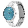 Titan Opulent Blue Dial Analog with Day and Date Stainless Steel Strap watch for Men - image number 2