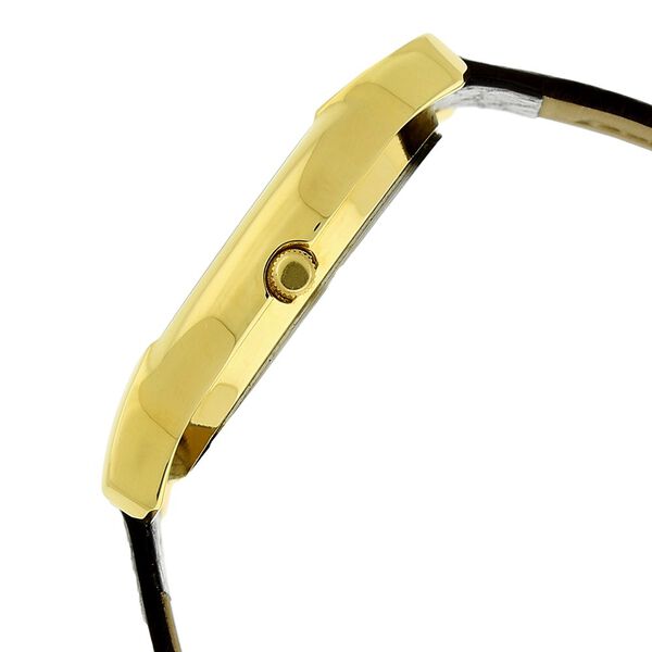 Sonata Quartz Analog with Day and Date Champagne Dial Leather Strap Watch for Men - image number 2