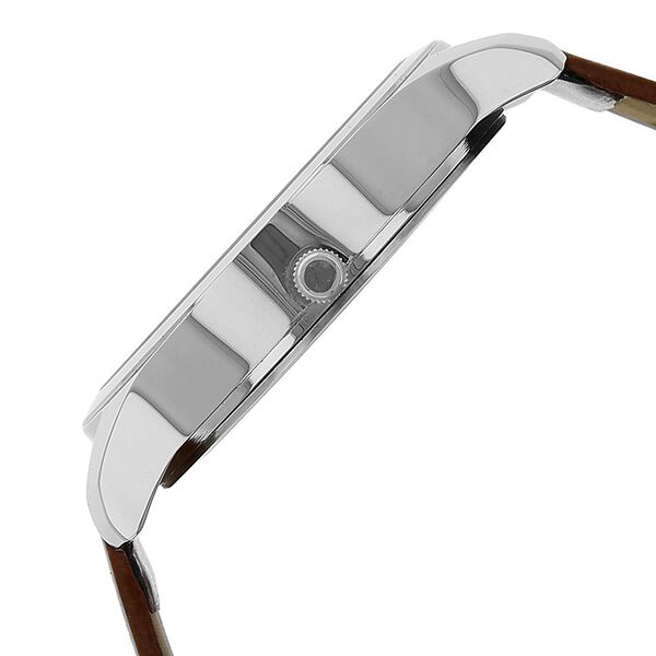 Sonata Quartz Analog with Day and Date White Dial Leather Strap Watch for Men - image number 2