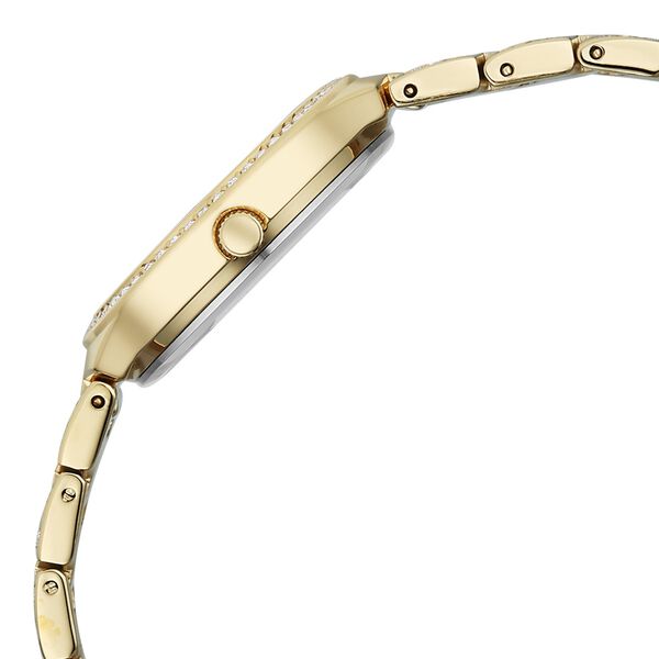 Titan Raga Spotlight Quartz Analog Green Dial Golden Metal Strap Watch For Women - image number 4