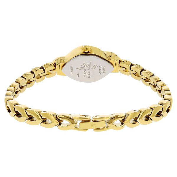 Titan Raga Champagne Dial Women Watch With Metal Strap - image number 3