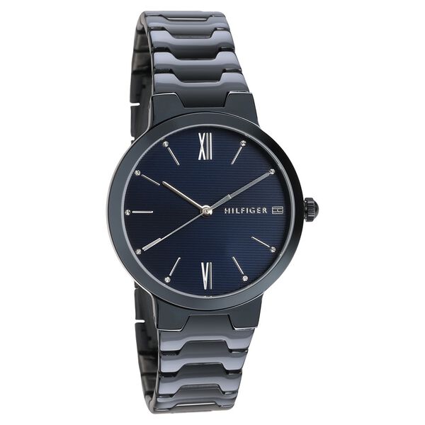Tommy Hilfiger Quartz Analog Blue Dial Stainless Steel Strap Watch for Women - image number 1