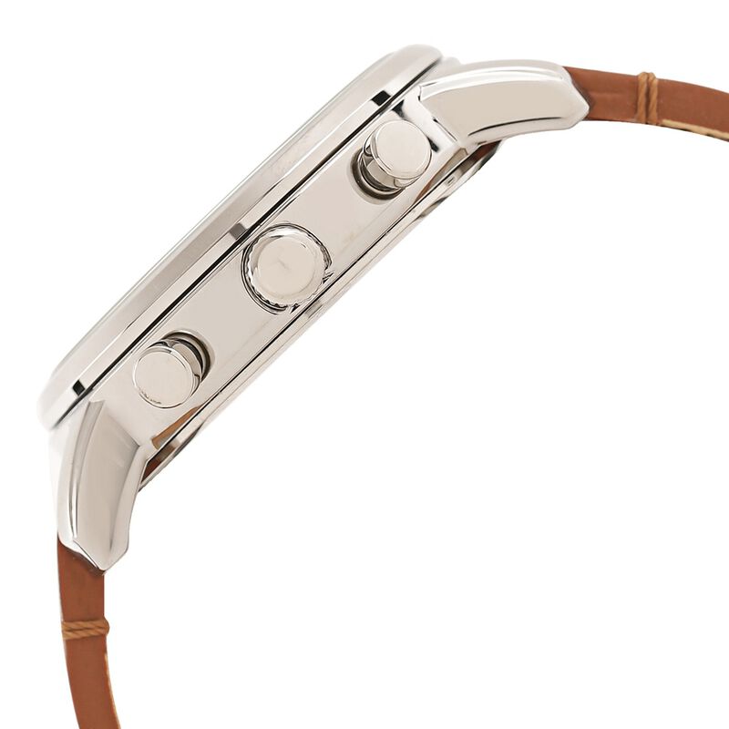 Lee Cooper Quartz Multifunction Brown Dial Leather Strap Watch for Men - image number 2