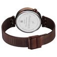 Fastrack Tick Tock Quartz Multifunction Brown Dial Stainless Steel Strap Watch For Girls - image number 4