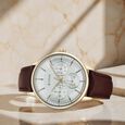 Titan Urban Magic Silver Dial Quartz Multifunction Leather Strap watch for Men - image number 0