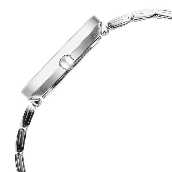 Titan Purple Stackables Quartz Analog White Dial Stainless Steel Strap Watch for Women - image number 3