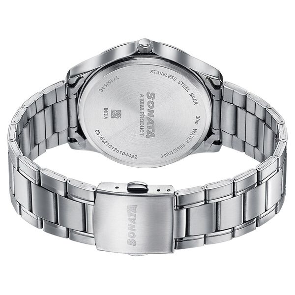 Sonata Men's Work Wear Navy dial Watch - Premium Multifunction design for everyday style - image number 5