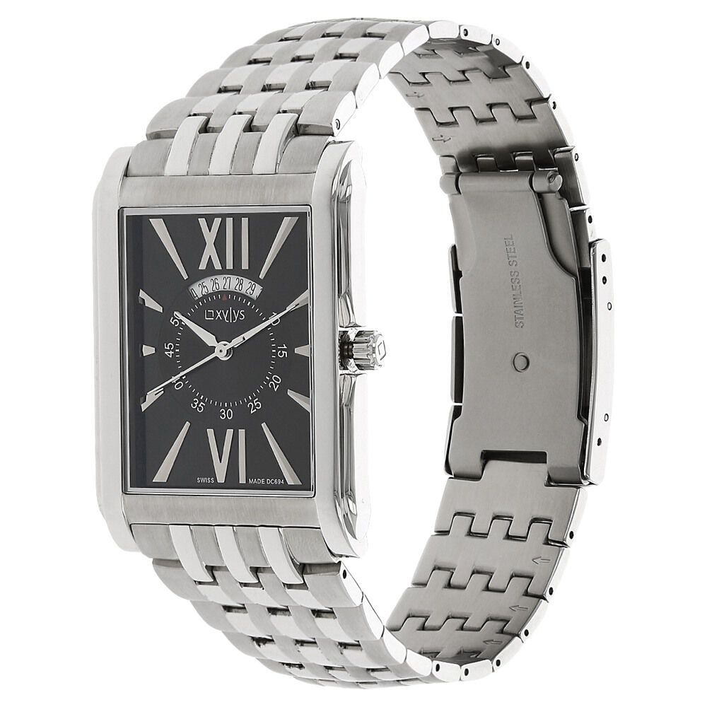 Buy Online Xylys Swiss Analog with Date Silver Stainless Steel