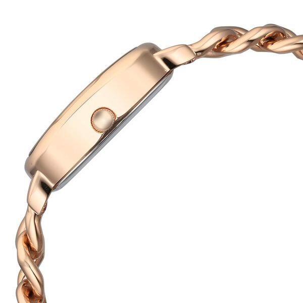 Titan Raga Showstopper Quartz Analog Rose Gold Dial Metal Strap Watch For Women - image number 3