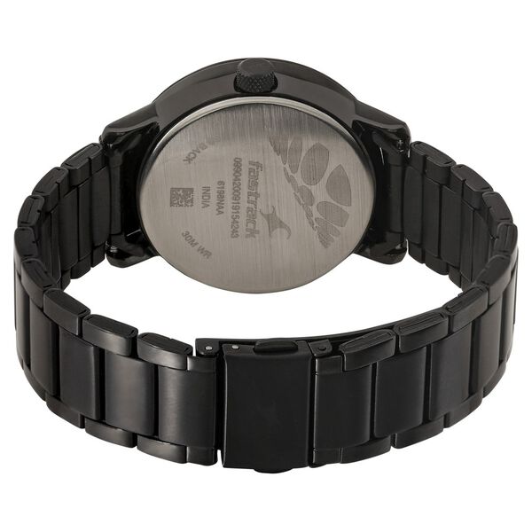 Fastrack Go Skate Quartz Analog with Day and Date Pink Dial Stainless Steel Strap Watch for Girls - image number 4