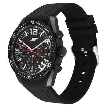 SF Genesis Bold Chronograph Watch for Men with Black Strap