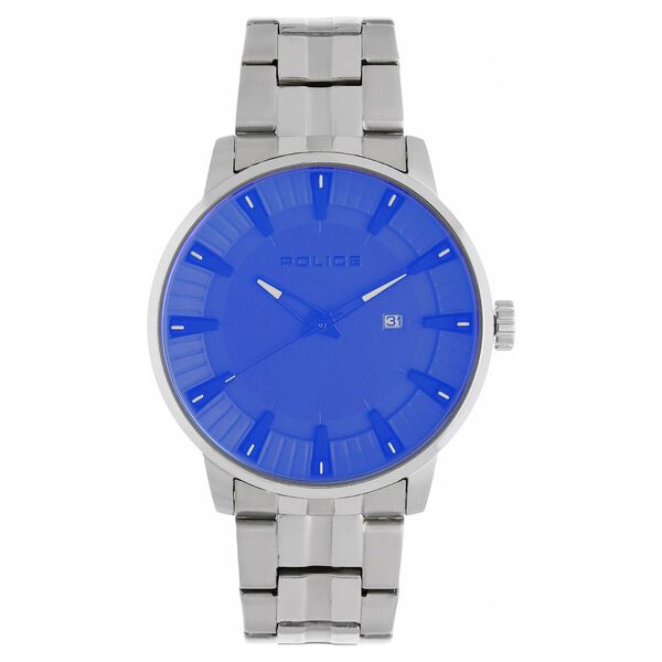 Police Quartz Analog with Date Grey Dial Stainless Steel Strap Watch for Men - image number 0