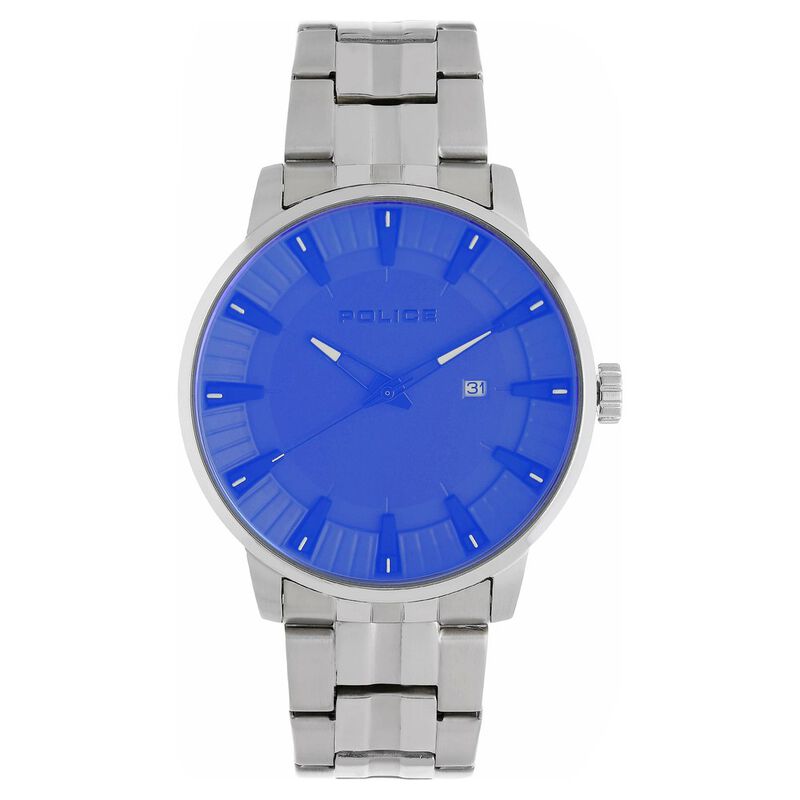 Police Quartz Analog with Date Grey Dial Stainless Steel Strap Watch for Men - image number 0