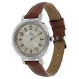 Titan Quartz Analog Off White Dial Leather Strap Watch for Women - image number 1