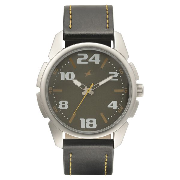 Fastrack Green Dial Quartz Analog Watch for Guys - image number 1