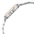 Titan Slim Square Quartz Analog with Date Silver Dial With Two Toned Color Stainless Steel Strap Watch For Women - image number 3