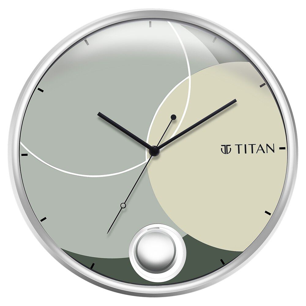 Buy Online Titan s Modern Classic 35 cm Pendulum Clock Silent Clear Timeless Elegance nsw0069pp01 Titan