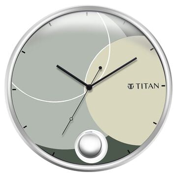 Titan's Modern Classic 35 cm Pendulum Clock: Silent, Clear, Timeless Elegance