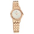 Titan Quartz Analog Silver Dial Rose Gold Stainless Steel Strap Watch For Women - image number 0