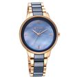 Titan Purple Ceramics MOP Dial Analog Steel and Ceramic Strap Watch for Women