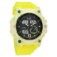 Fastrack StreetStyle Quartz Analog Digital Black Dial Translucent Green Polyether Strap Watch For Guys - image number 1