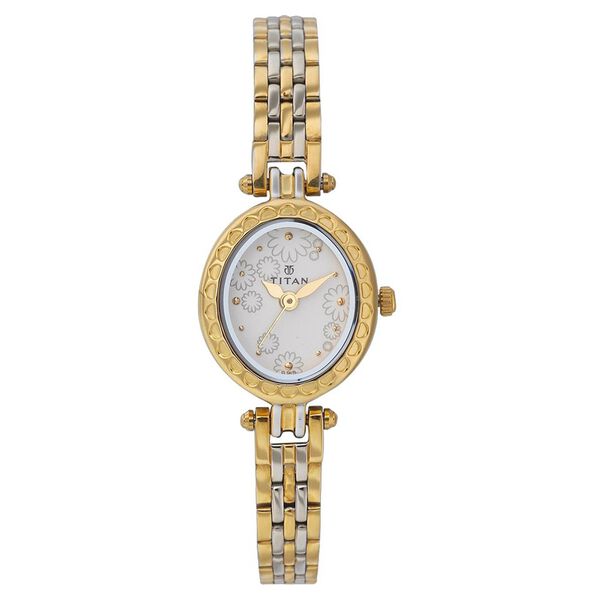 Titan Quartz Analog Silver Dial Watch for Women - image number 0