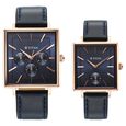 Titan Bandhan Black Dial Quartz Multifunction Leather Strap Watch for Couple - image number 1