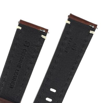 20 mm Brown Genuine Leather Straps for Men
