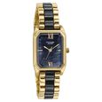Poze By Sonata Quartz Analog Black Mother Of Pearl Dial Two Toned Metal & Plastic Strap Watch For Women - image number 2