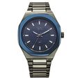 Fastrack Vyb Limitless Quartz Analog Blue Dial Metal Strap Watch For Guys - image number 1