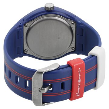 Zoop Quartz Analog Multicoloured Dial Blue PU Strap Watch For Kids