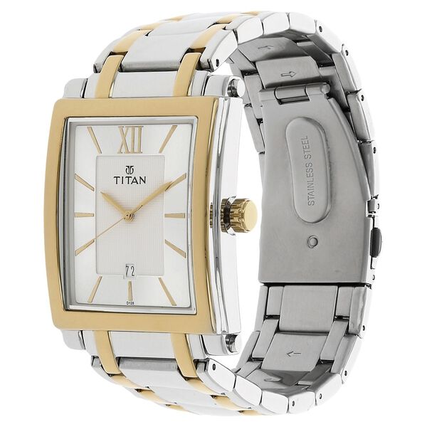 Titan Regalia White Dial Analog with Date Stainless Steel Strap watch for Men - image number 1