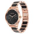 Titan Purple Acetate Black Dial Analog with Day and Date Metal and Acetate Strap Watch for Women - image number 2