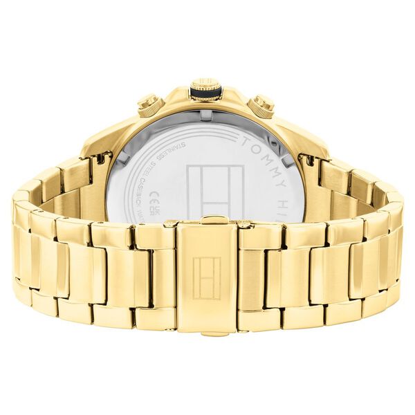 Tommy Hilfiger Gold Dial Golden Stainless Steel Strap Watch for Men - image number 2
