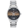 Fastrack Space Rover Quartz Analog Brown Dial Stainless Steel Strap Watch for Guys - image number 1