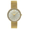 Poze By Sonata Quartz Analog Golden Dial Golden Metal Strap Watch For Women - image number 1