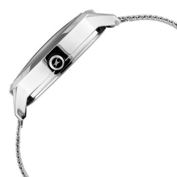 Fastrack Fit Outs Quartz Analog Grey Dial Metal Strap Watch for Girls