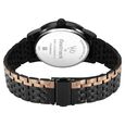 Vyb Phantom By Fastrack Quartz Analog Two Toned Dial Two Toned Stainless Steel Strap Watch For Guys - image number 5