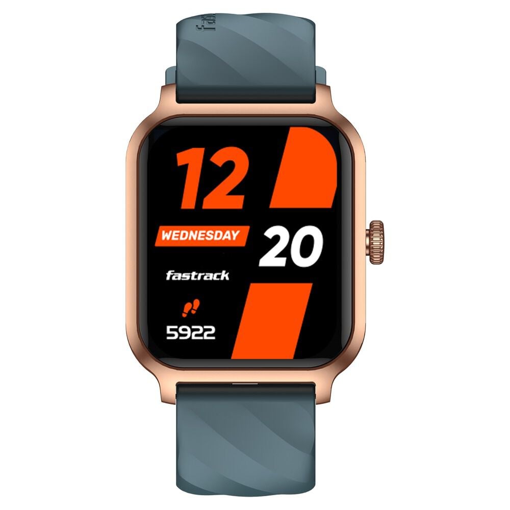 Fastrack Rave FX2 with 4.64 cm UltraVU HD Display, SingleSync BT Calling, Functional Crown with Teal Strap-image-16