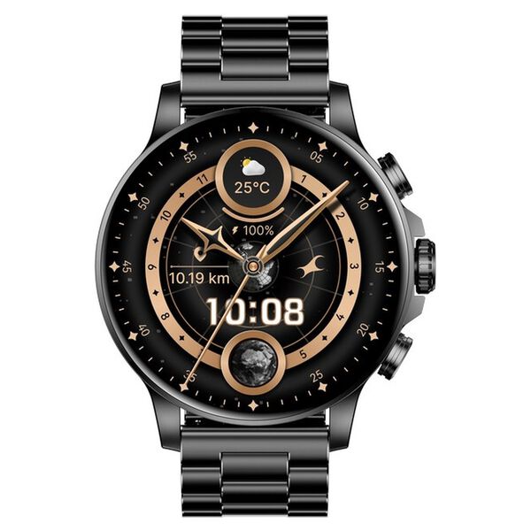 Fastrack Marvellous FX2 Unisex Smart Watch With Black Metal Strap - image number 0