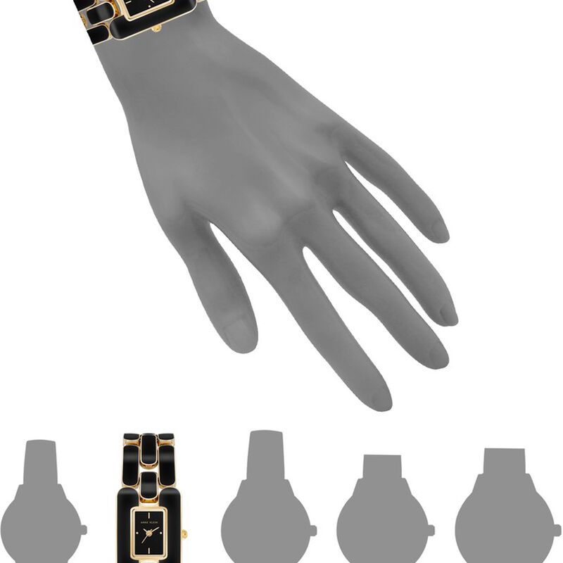 Anne Klein Quartz Analog Black Dial Plastic Strap Watch for Women - image number 3