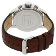 Tommy Hilfiger Quartz Multifunction Blue Dial Leather Strap Watch for Men - image number 3