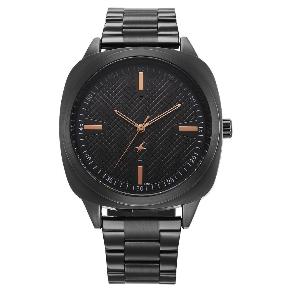 Fastrack Stunners X Quartz Analog Black Dial Stainless Steel Strap Watch For Guys-image-32